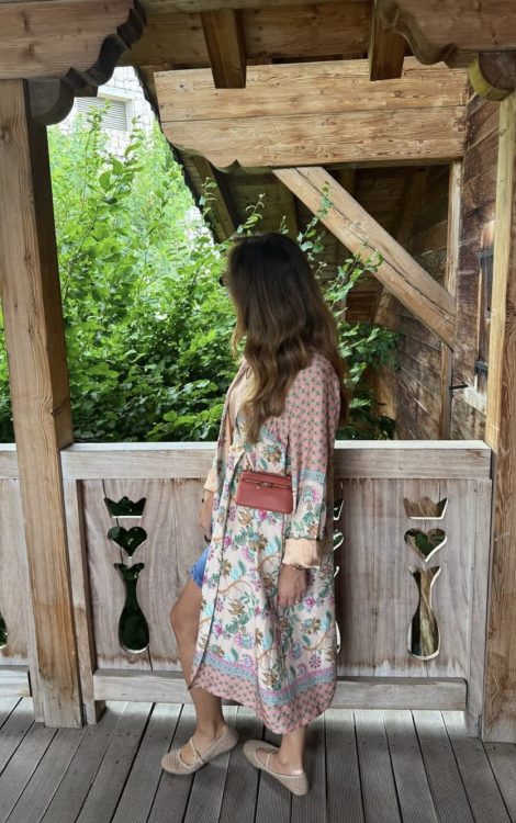 Janane Hatab // Elegant Silk Caftan - Faraya, Lebanon